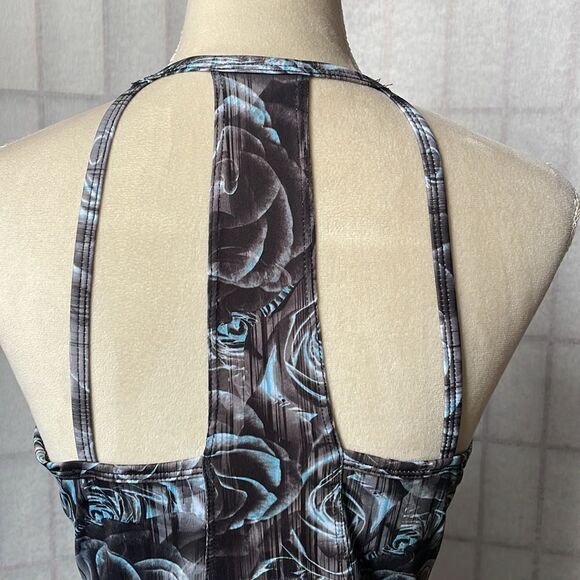 Marina Tec Dry-Wik Athletic Racerback Tank top w/Floral Design (S) - Picture 7 of 10